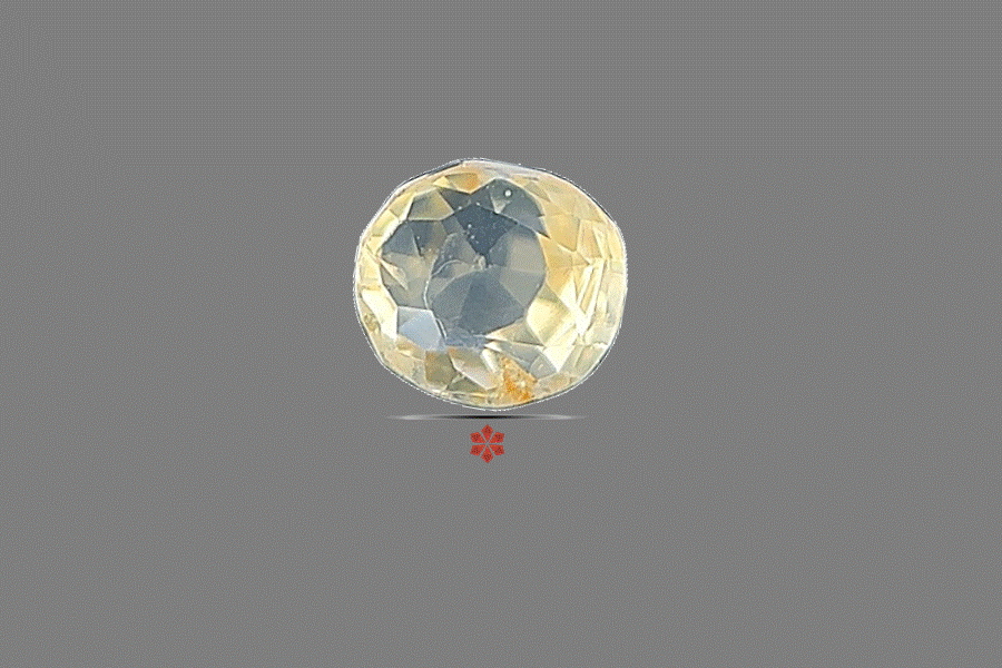 Yellow Sapphire (Pushparag) 5x5 MM 0.78 carats