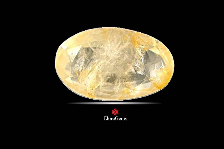 Yellow Sapphire (Pushparag) 12x8 MM 4.73 carats