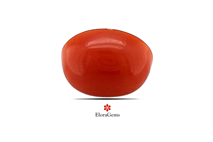 Red Coral 9x7 MM 2.1 carats
