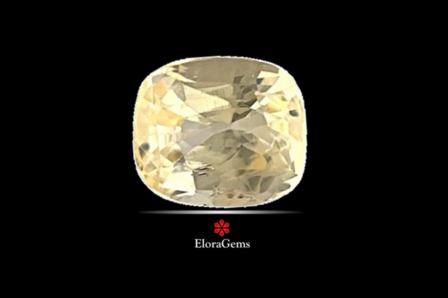 Yellow Sapphire (Pushparag) 7x6 MM 1.46 carats