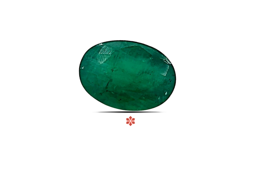 Emerald (Maragadham) 7x5 MM 0.76 carats