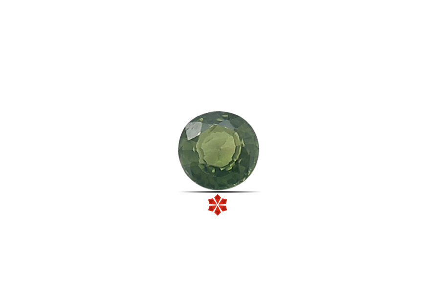 Green Sapphire 4x4 MM 0.39 carats