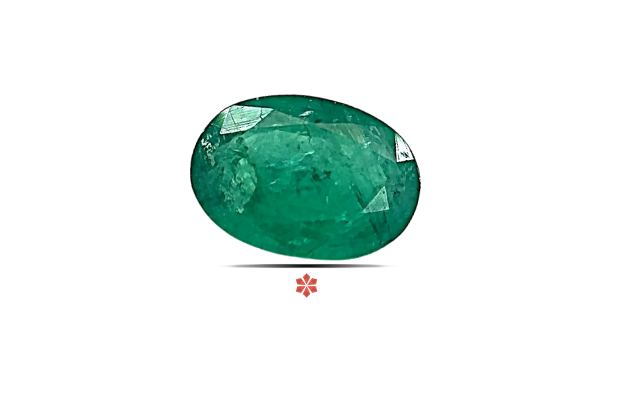 Emerald (Maragadham) 7x5 MM 0.76 carats