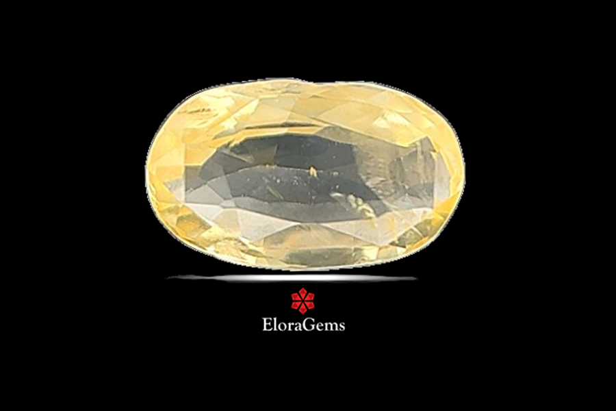 Yellow Sapphire (Pushparag) 8x5 MM 1.55 carats