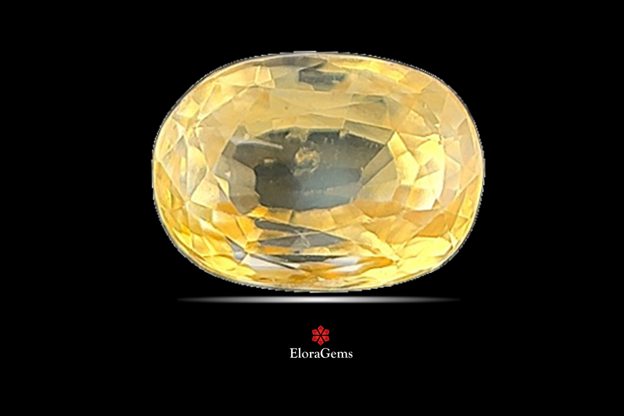 Yellow Sapphire (Pushparag) 8x6 MM 2.14 carats