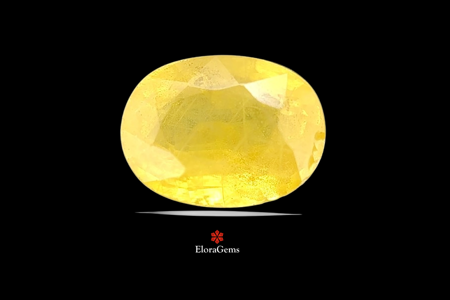 Yellow Sapphire (Pushparag) 10x8 MM 3.27 carats