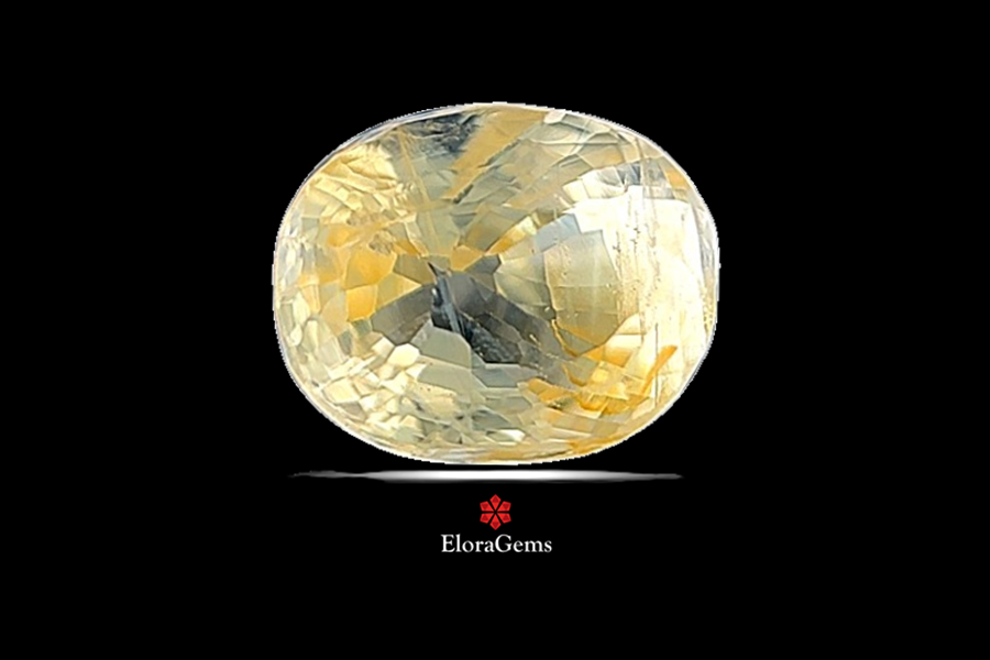 Yellow Sapphire (Pushparag) 7x6 MM 2.02 carats