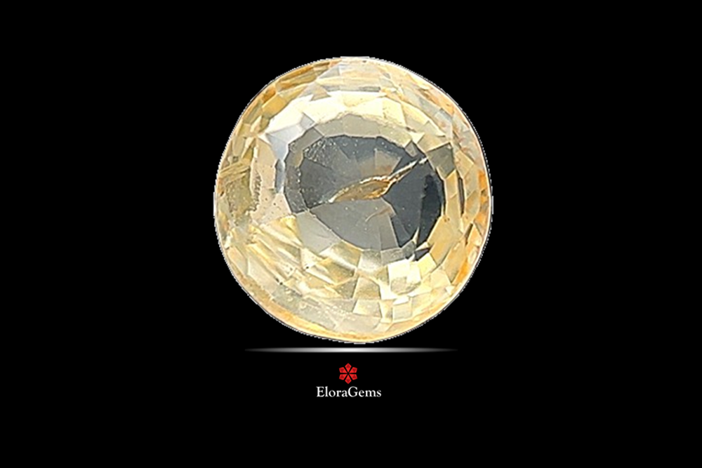 Yellow Sapphire (Pushparag) 7x7 MM 1.6 carats