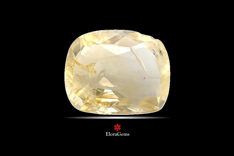 Yellow Sapphire (Pushparag) 9x8 MM 2.88 carats
