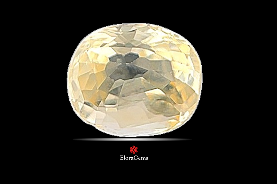 Yellow Sapphire (Pushparag) 6x5 MM 1.21 carats