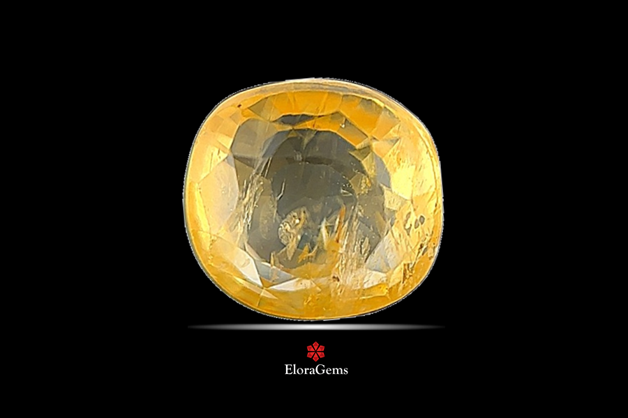 Yellow Sapphire (Pushparag) 8x8 MM 2.9 carats