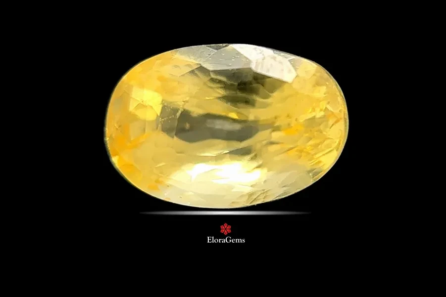 Yellow Sapphire (Pukhraj) 10x6 MM 3.12 carats