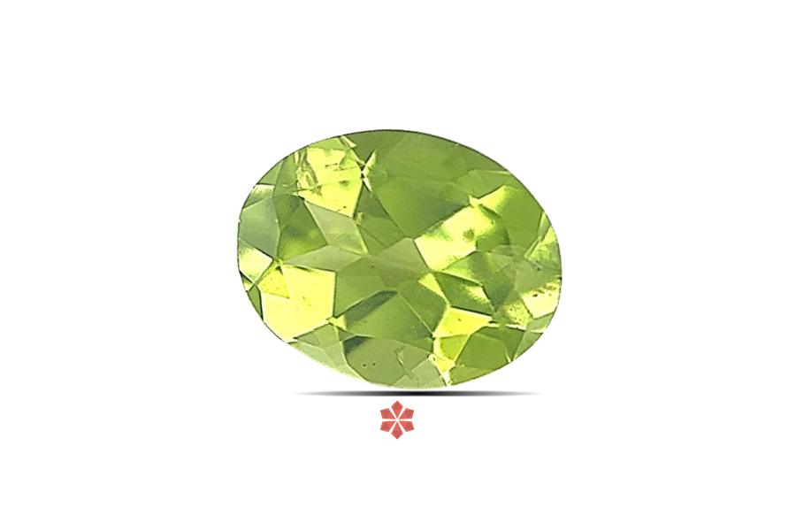 Peridot 8x6 MM 1.25 carats