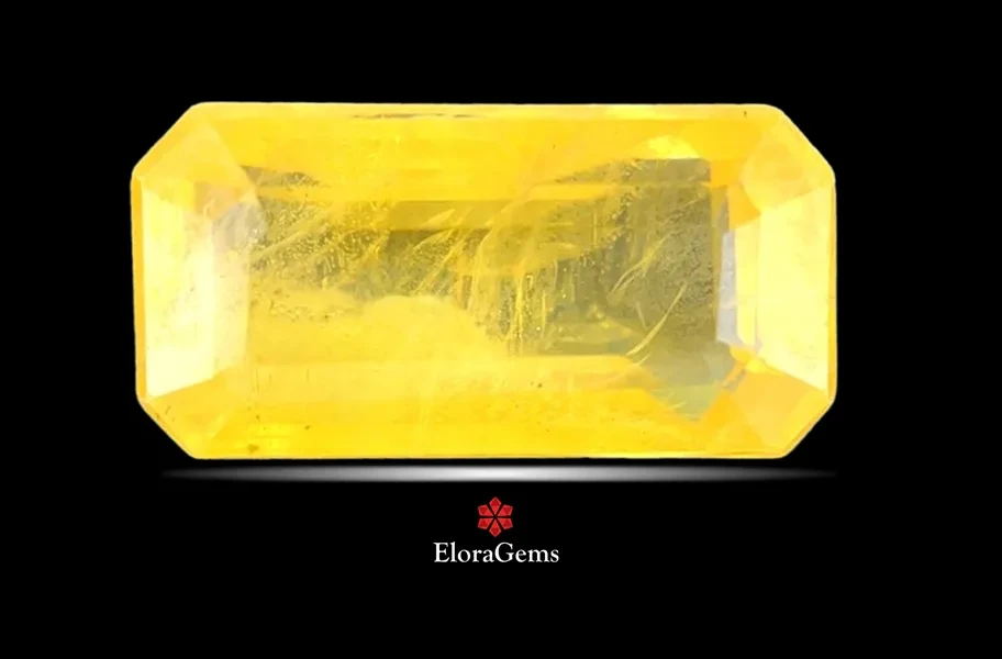 Yellow Sapphire (Pushparag) 10x6 MM 3.77 carats