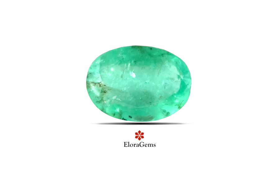 Emerald (Maragadham) 7x5 MM 0.77 carats