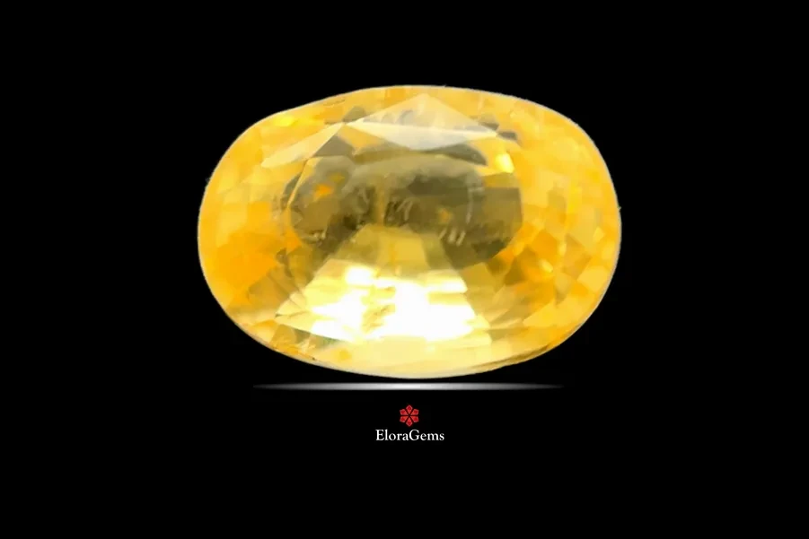 Yellow Sapphire (Pukhraj) 8x6 MM 2.02 carats