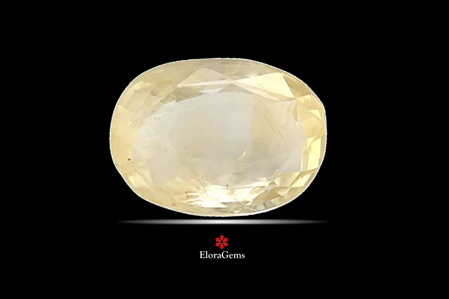 Yellow Sapphire (Pushparag) 10x7 MM 3.53 carats