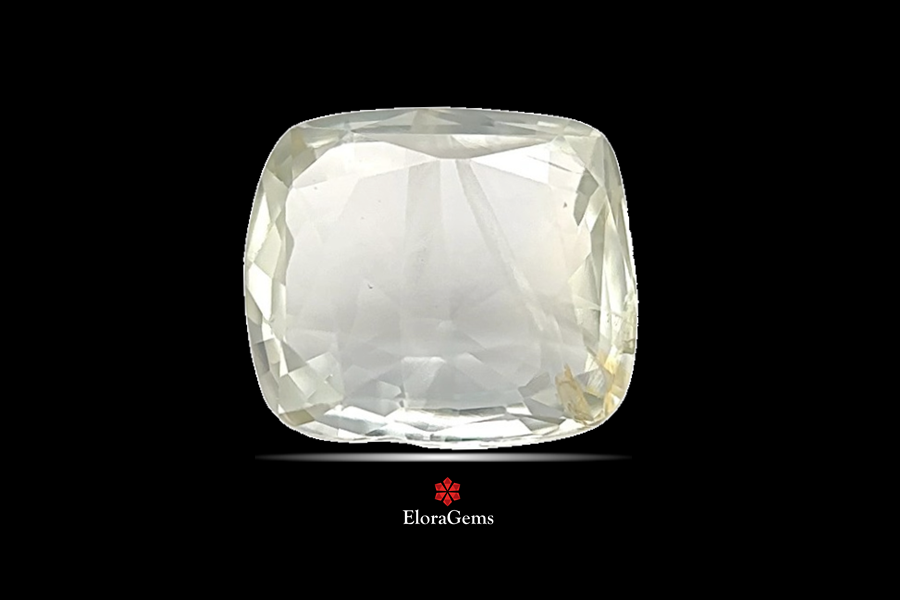 Yellow Sapphire (Pushparag) 9x8 MM 3.3 carats