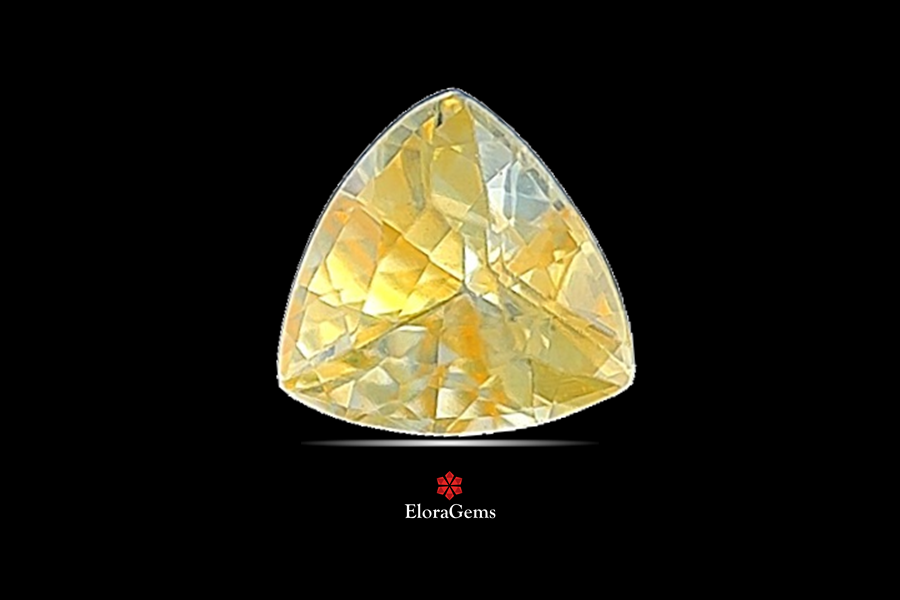 Yellow Sapphire (Pushparag) 5x5 MM 0.57 carats