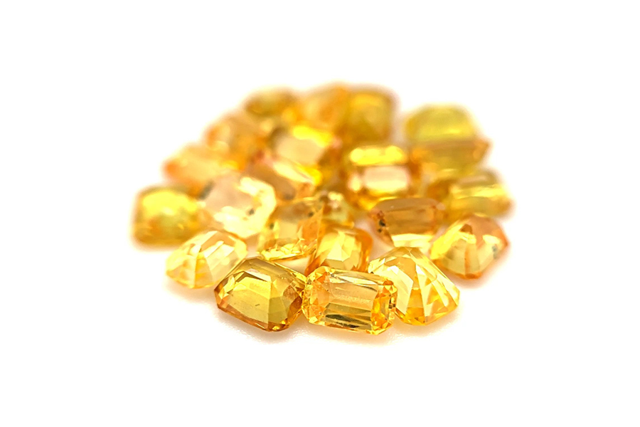 YELLOW SAPPHIRE (THAILAND) -PREMIUM QUALITY Transparent with Good Luster