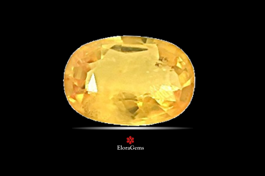 Yellow Sapphire (Pushparag) 7x5 MM 1.05 carats