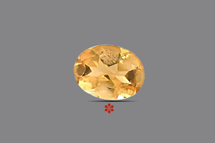 Citrine 9x7 MM 1.4 carats