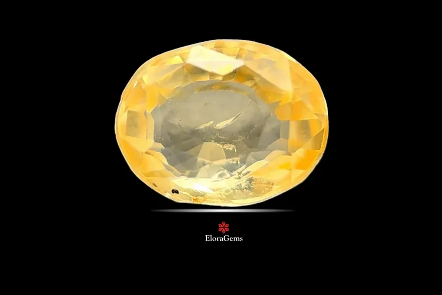 Yellow Sapphire (Pukhraj) 6x4 MM 0.81 carats