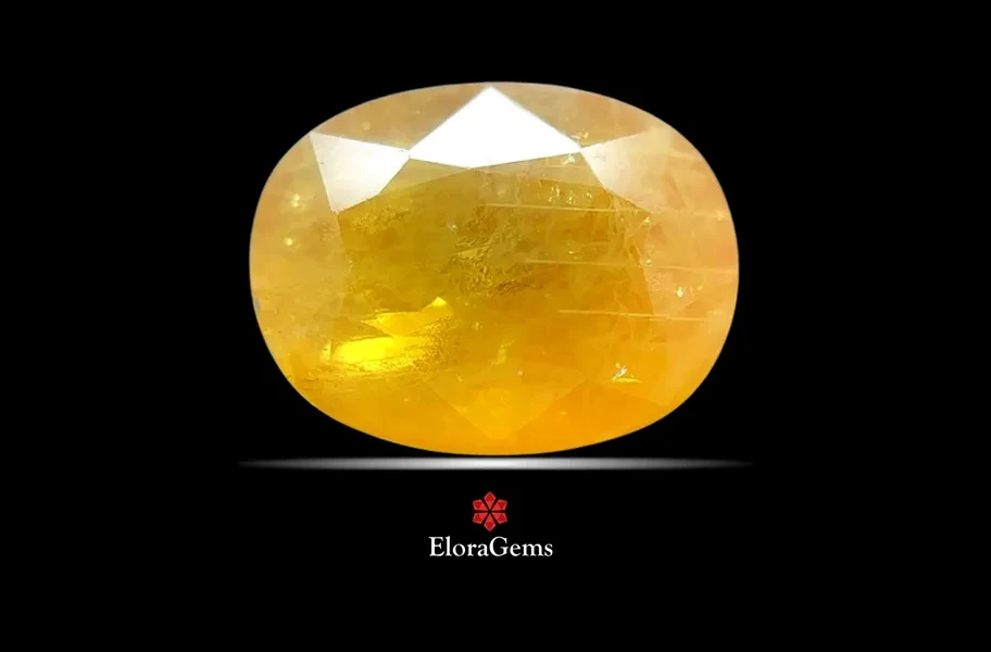Yellow Sapphire (Pushparag) 14x11 MM 11.53 carats