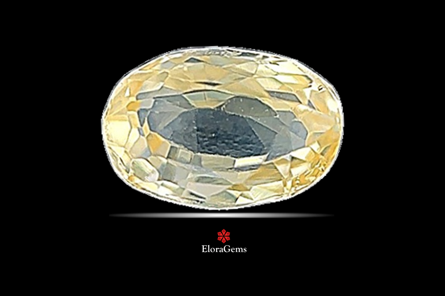 Yellow Sapphire (Pushparag) 6x4 MM 0.83 carats