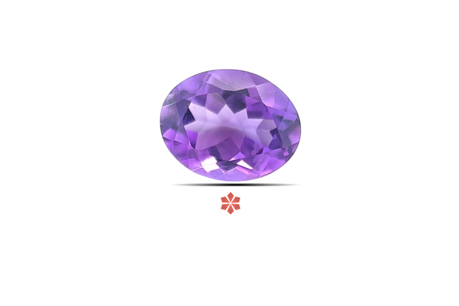 Amethyst 9x7 MM 1.74 carats