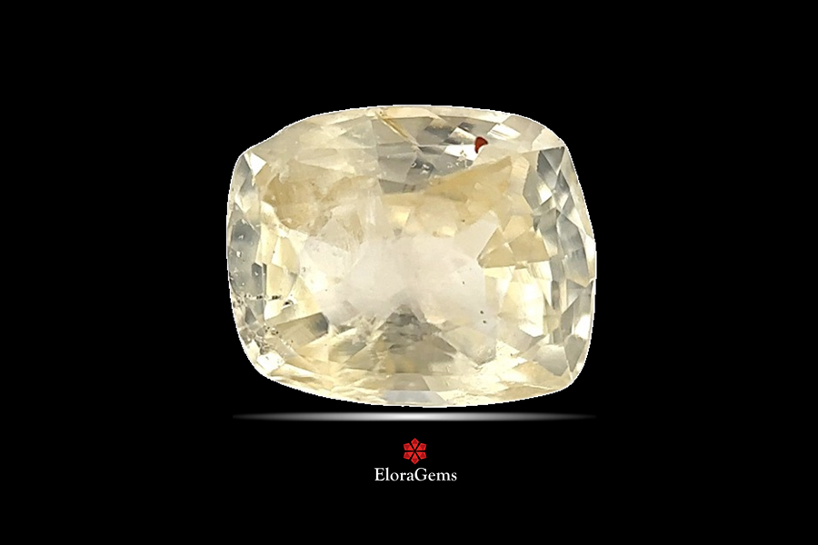 Yellow Sapphire (Pushparag) 9x7 MM 3.07 carats