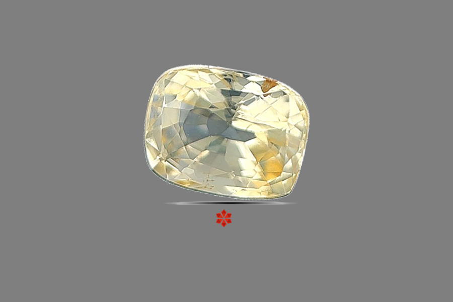 Yellow Sapphire (Pushparag) 8x6 MM 2.04 carats