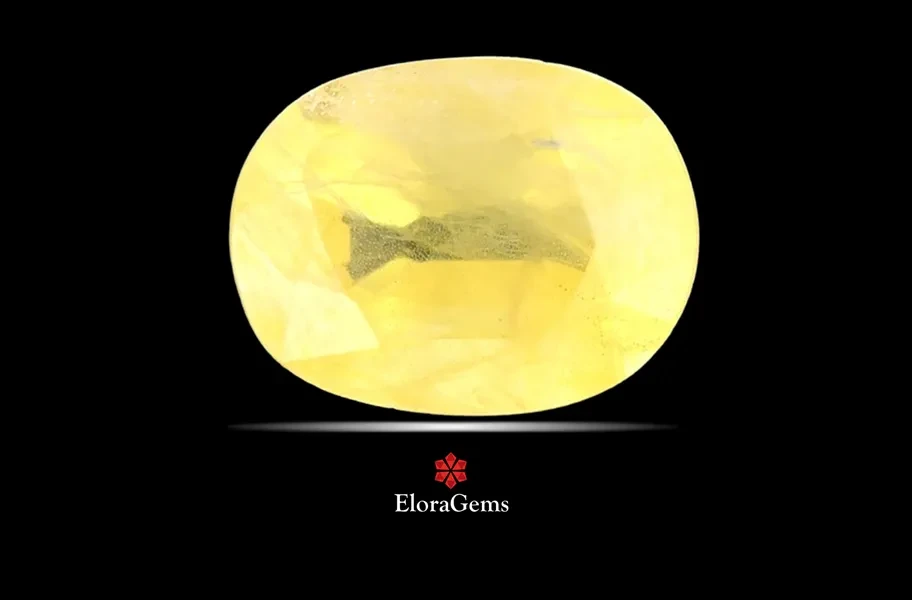 Yellow Sapphire (Pushparag) 10x8 MM 3.48 carats