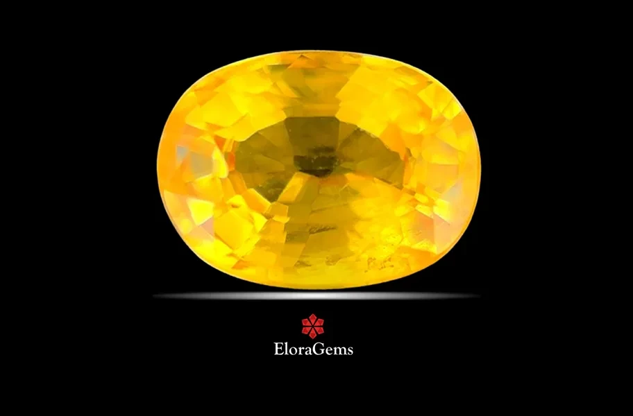 Yellow Sapphire (Pushparag) 8x6 MM 1.81 carats
