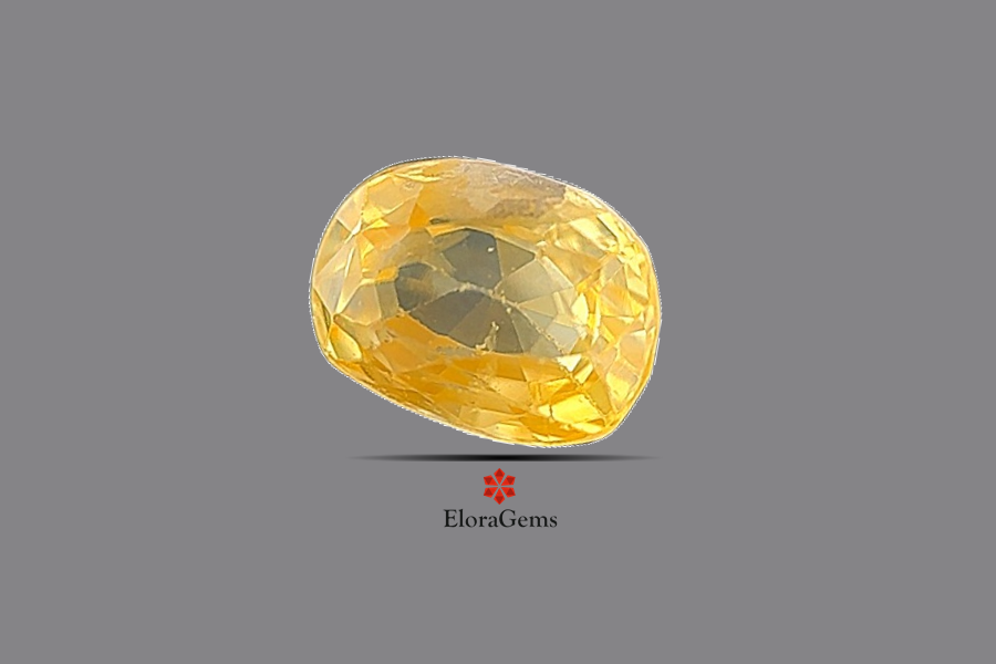 Yellow Sapphire (Pushparag) 7x5 MM 1.43 carats
