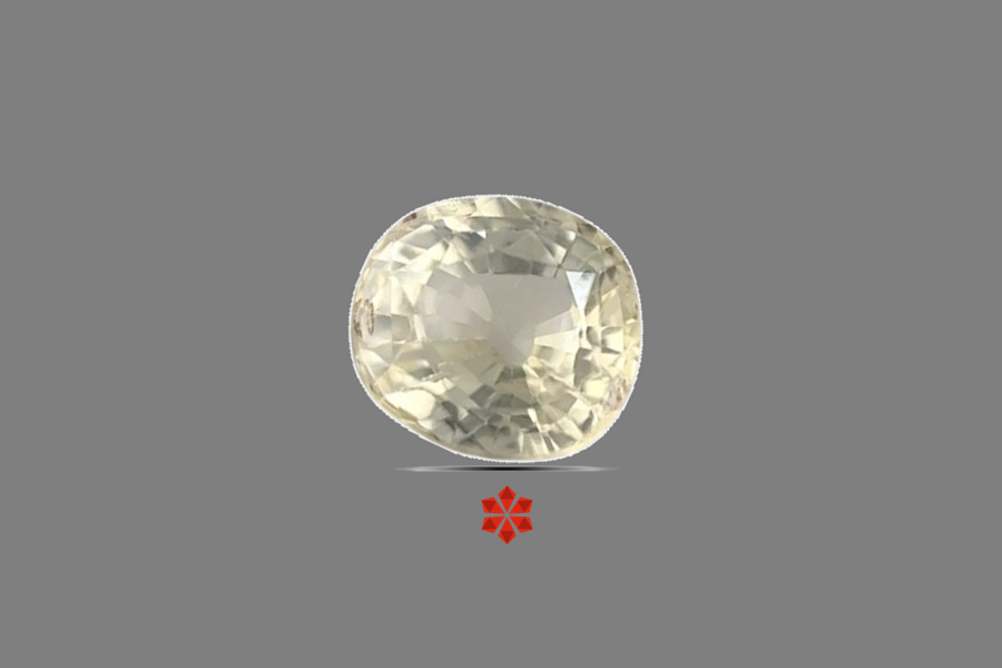 Yellow Sapphire (Pushparag) 7x6 MM 1.28 carats
