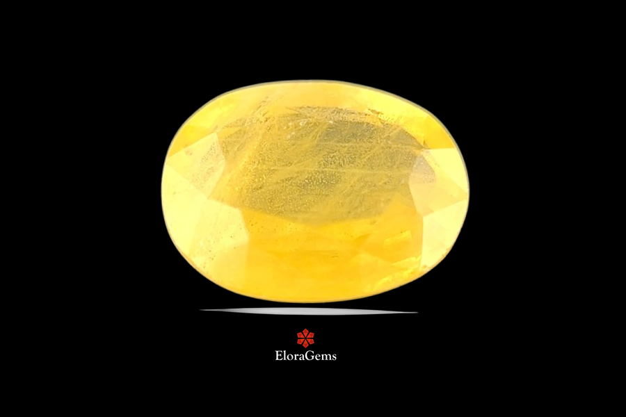 Yellow Sapphire (Pushparag) 10x8 MM 3.18 carats