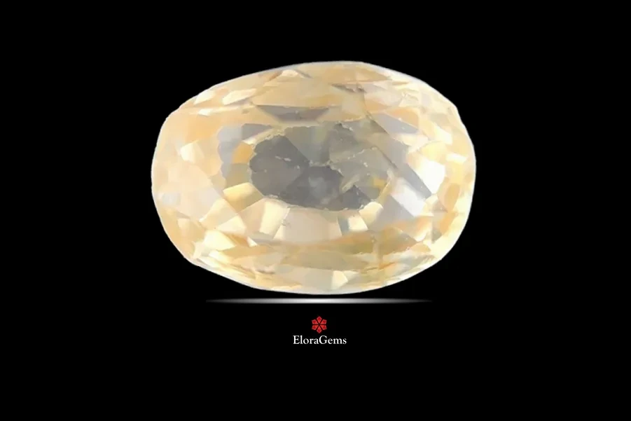 Yellow Sapphire (Pukhraj) 6x5 MM 1.1 carats