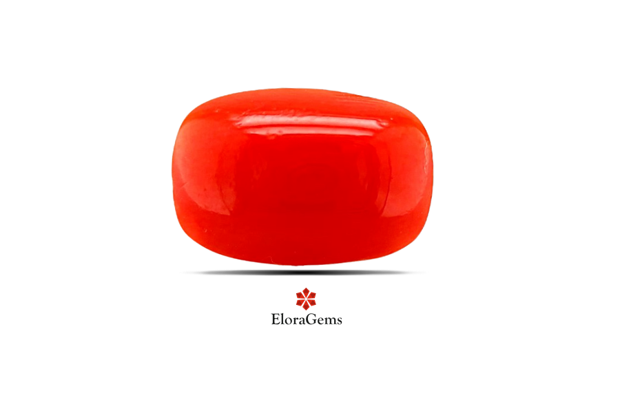 Red Coral (Pavalam) 13x9 MM 2.9 carats