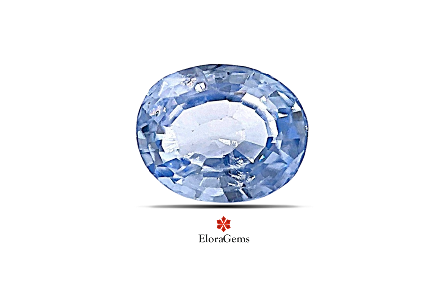 Blue Sapphire (Neelam) 7x6 MM 1.18 carats