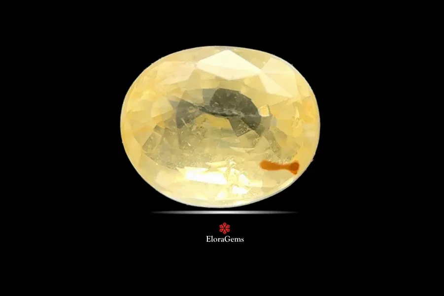 Yellow Sapphire (Pukhraj) 6x5 MM 0.93 carats