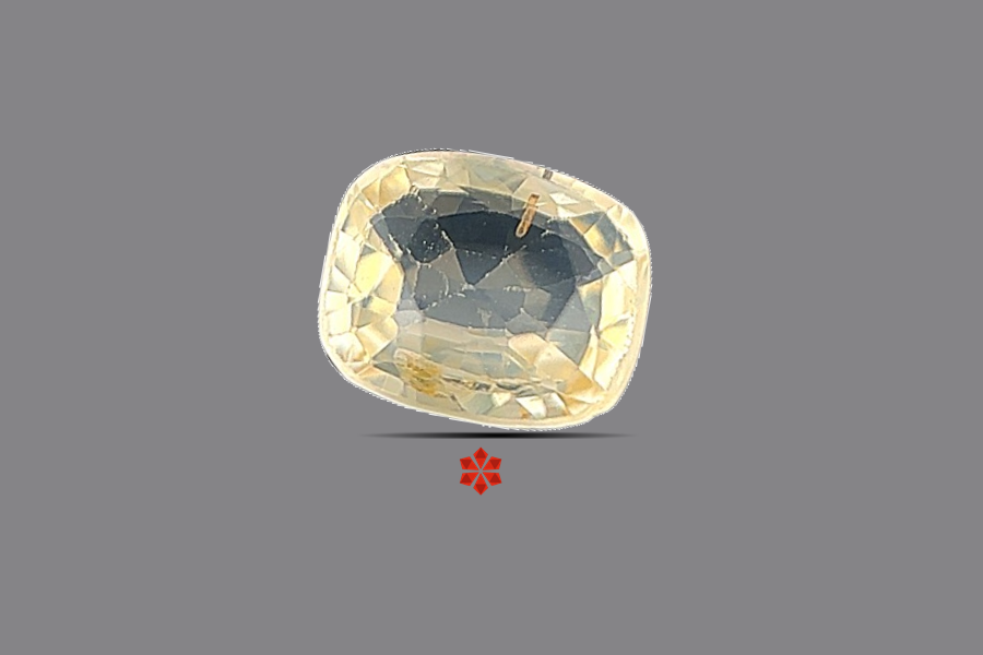 Yellow Sapphire (Pushparag) 7x6 MM 1.46 carats