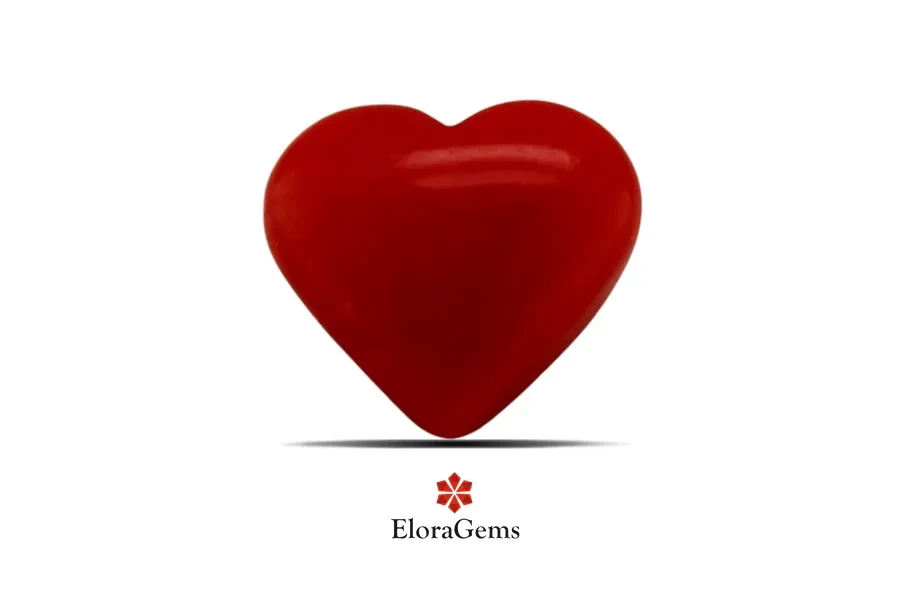 Red Coral (Pavalam) 9x10 MM 3.25 carats