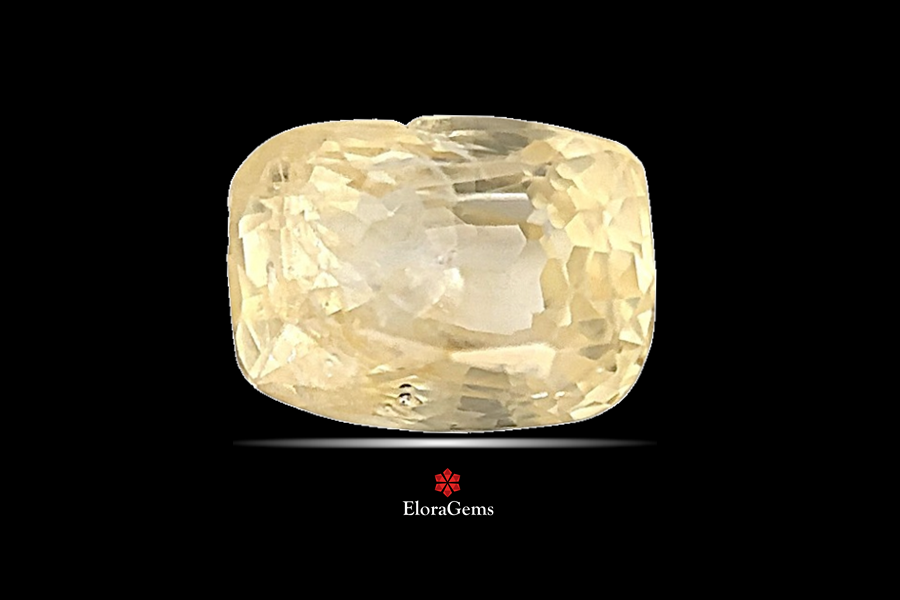 Yellow Sapphire (Pushparag) 9x7 MM 3.06 carats