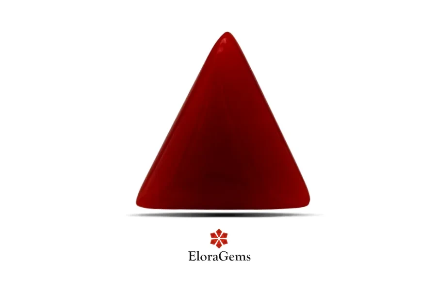 Red Coral (Pavalam) 12x11 MM 4 carats