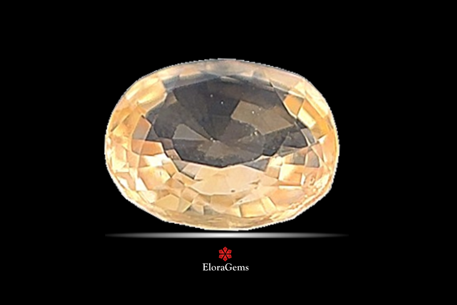 Yellow Sapphire (Pushparag) 7x6 MM 1.31 carats