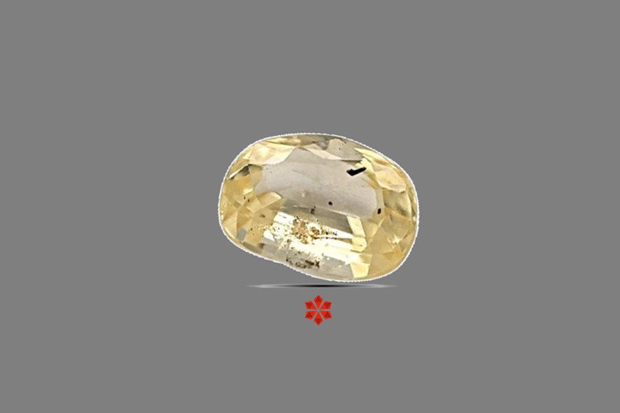 Yellow Sapphire (Pushparag) 8x6 MM 1.61 carats