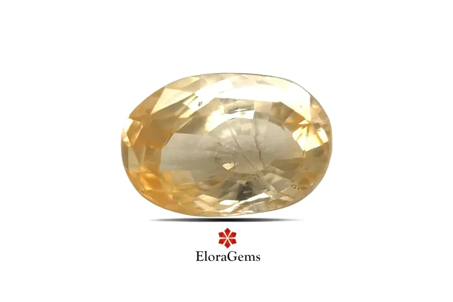 Yellow Sapphire (Pukhraj) 9x6 MM 2.20 carats