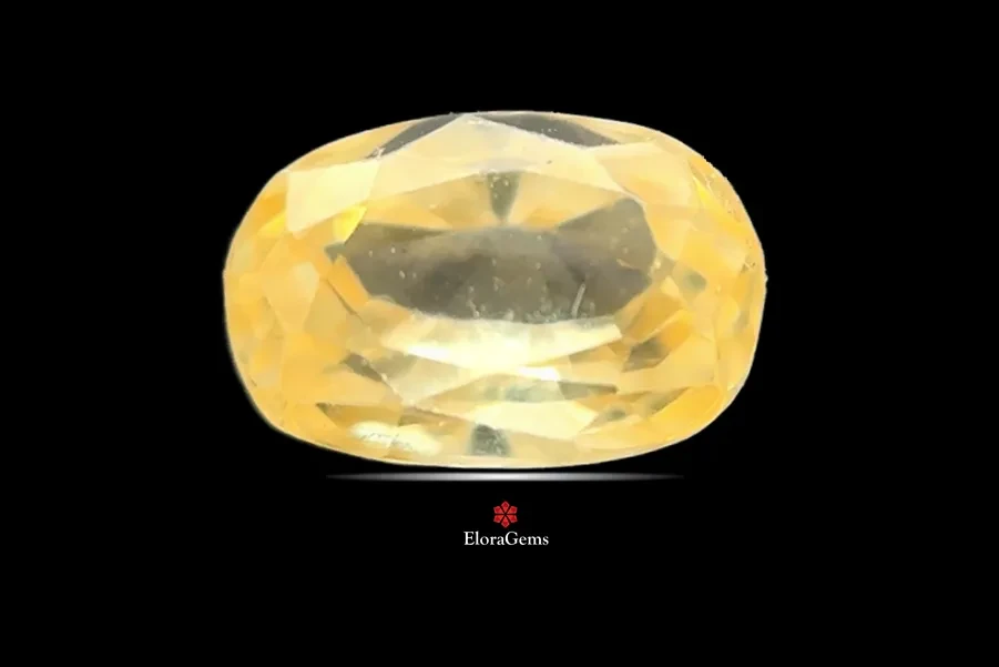 Yellow Sapphire (Pukhraj) 6x5 MM 1.01 carats