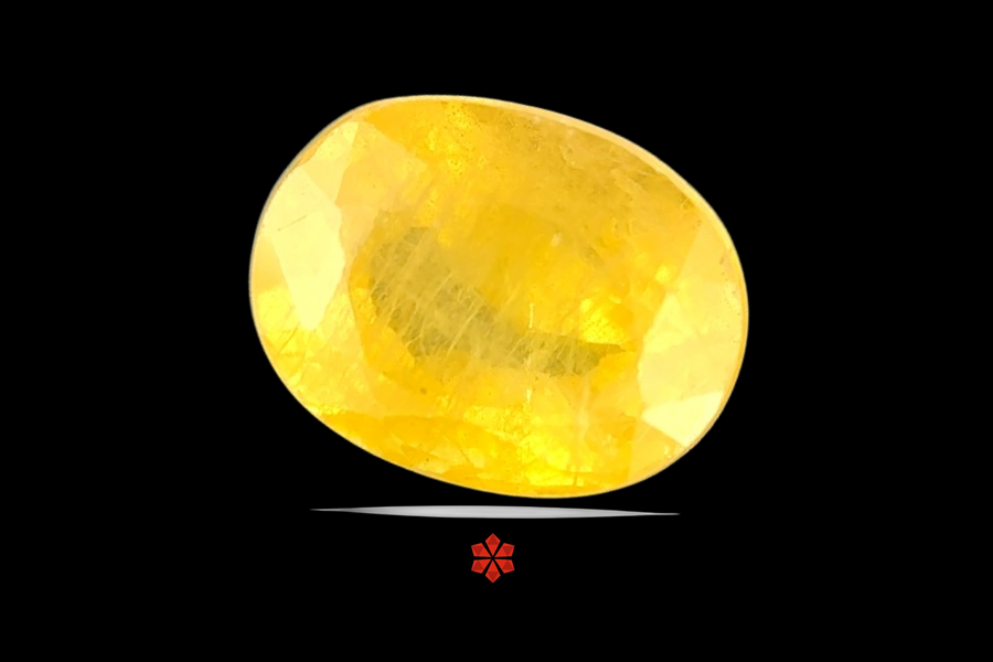 Yellow Sapphire (Pushparag) 11x7 MM 3.22 carats
